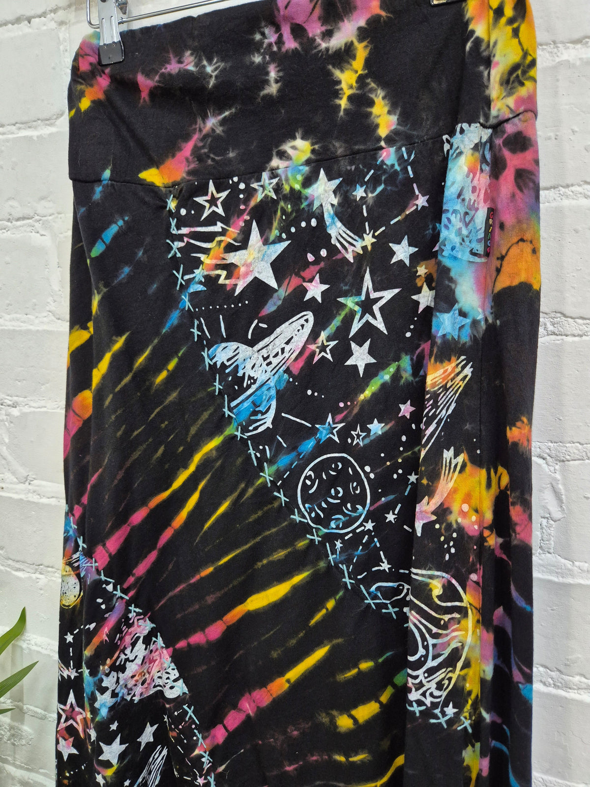 Celestial Tie Dye Midi Skirt