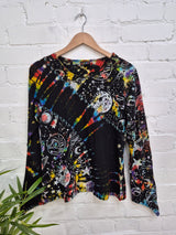 Celestial Tie Dye Long Sleeve T-Shirt