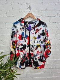 Tie Dye Zip Hoodie