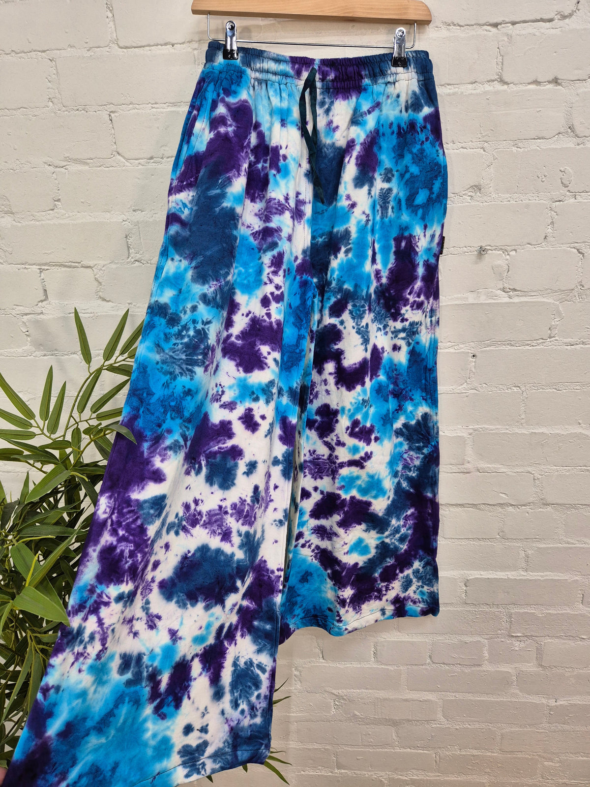 Tie Dye Wide Leg Trousers