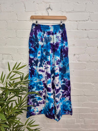 Tie Dye Wide Leg Trousers