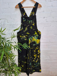 Tie Dye Fleece Lined Dungarees