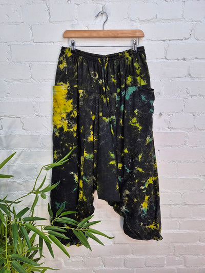 Tie Dye Fleece Lined Afghani Trousers