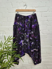 Tie Dye Fleece Lined Afghani Trousers