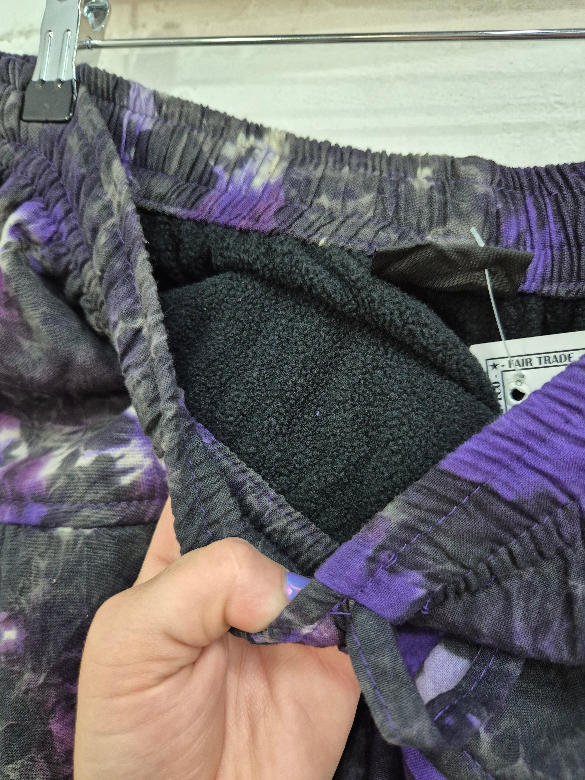 Tie Dye Fleece Lined Afghani Trousers