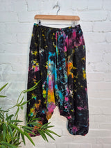 Tie Dye Fleece Lined Afghani Trousers