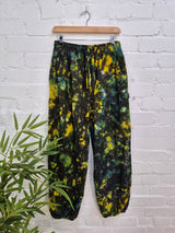 Tie Dye Fleece Lined Harem Trousers