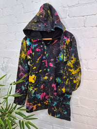 Tie Dye Fleece Lined Hood Top