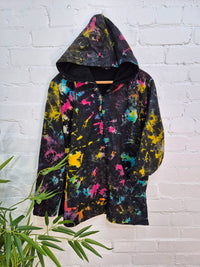 Tie Dye Fleece Lined Hood Top