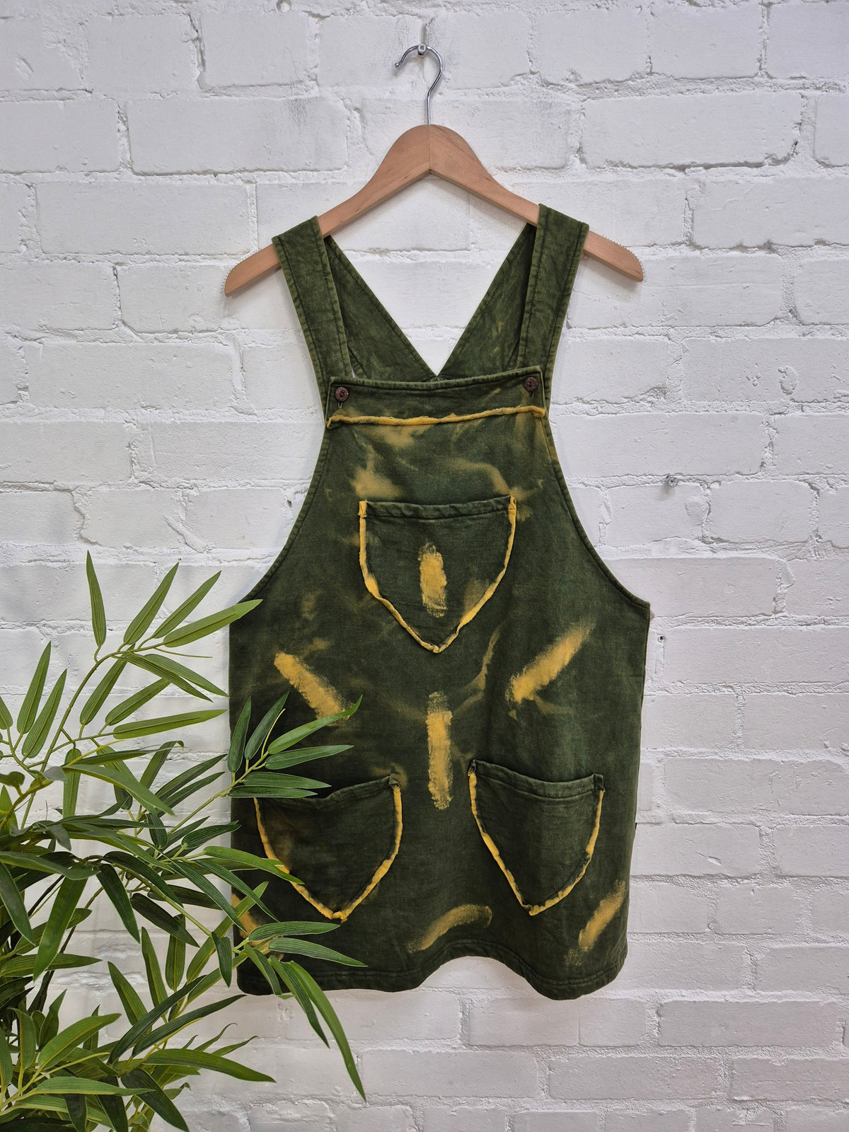 Short Dungaree Dress