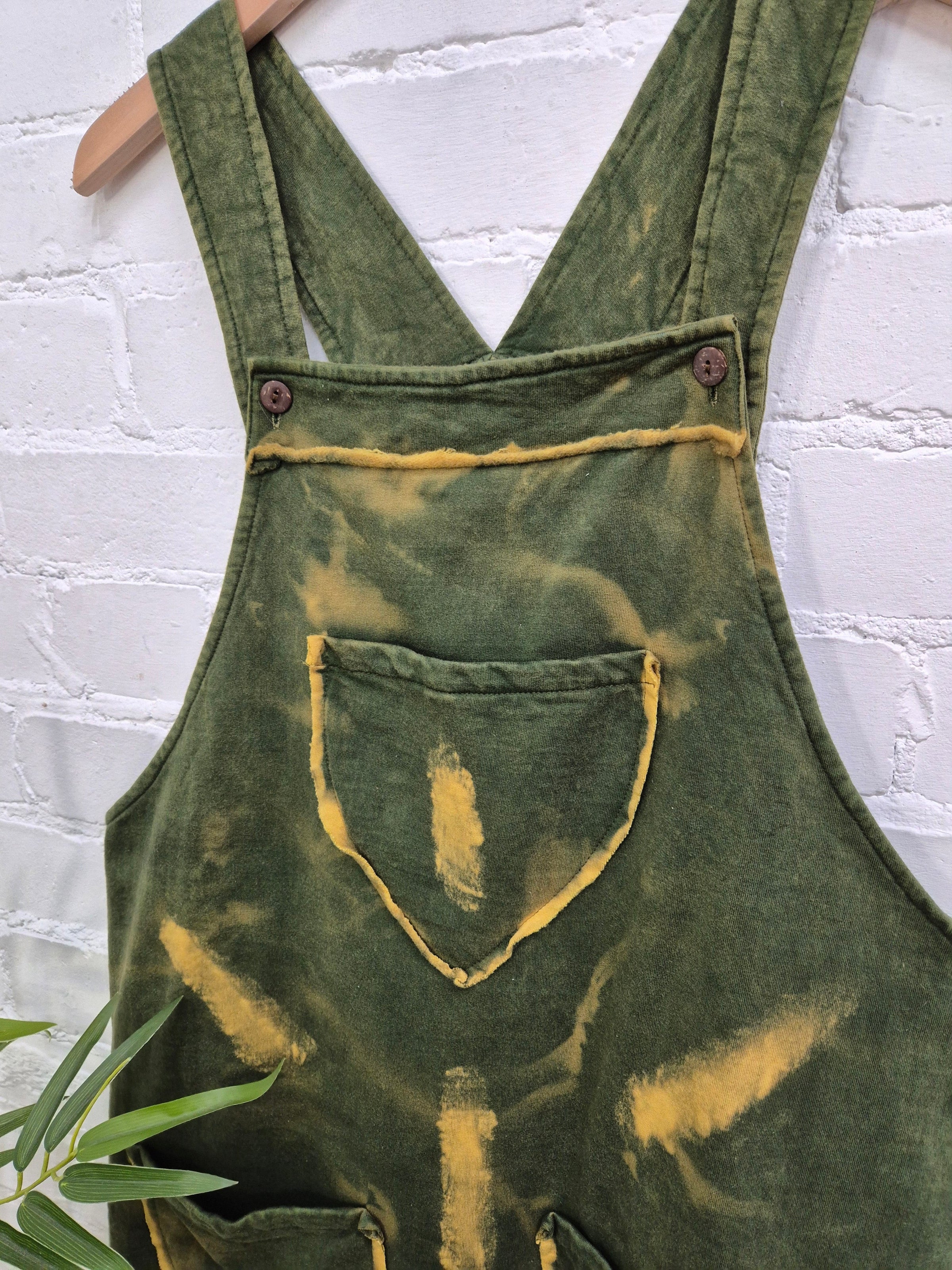 Short Dungaree Dress