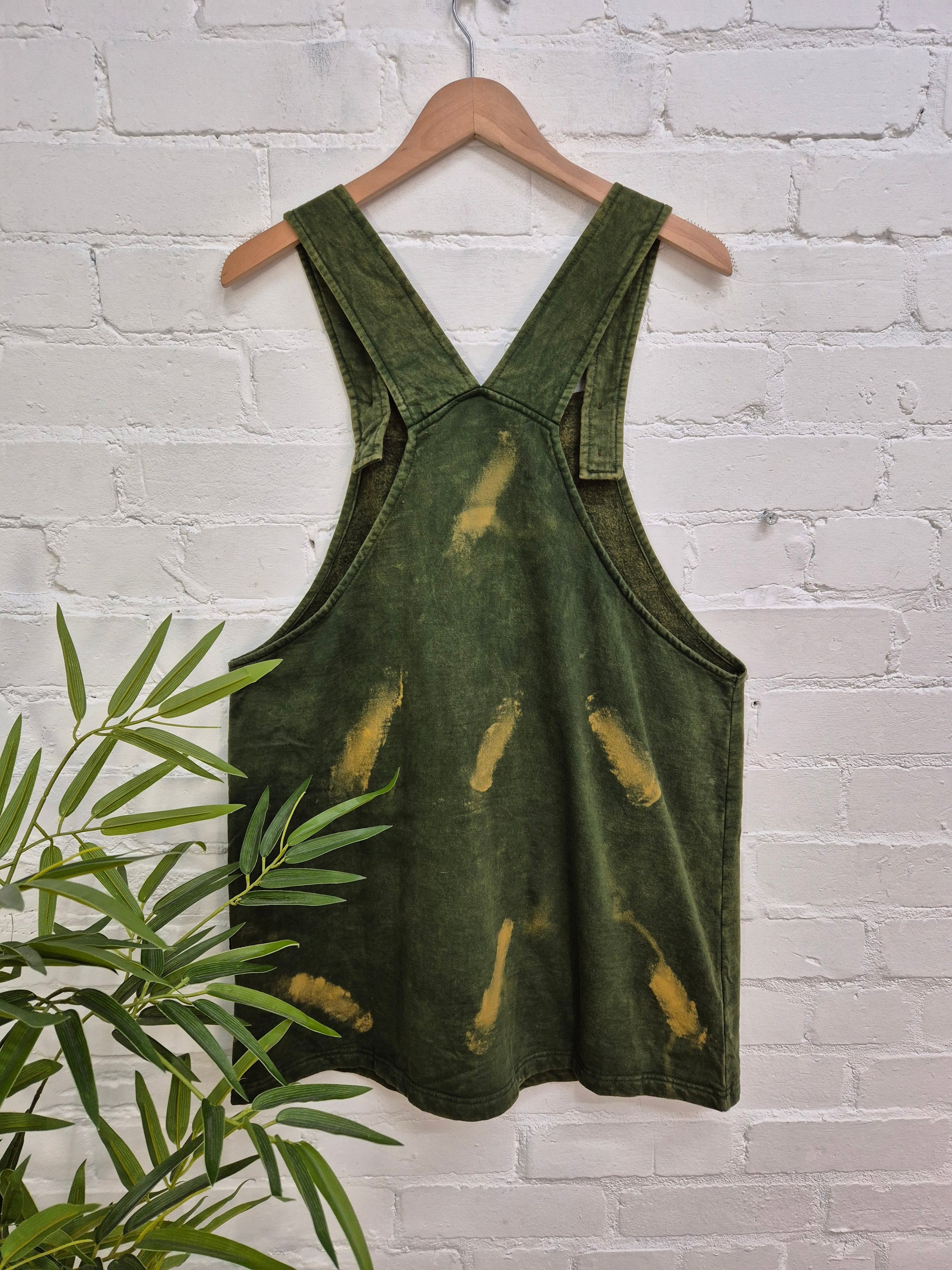 Short Dungaree Dress