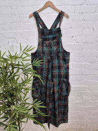 Checkered Dungarees