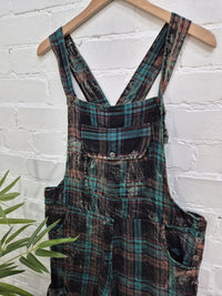 Checkered Dungarees
