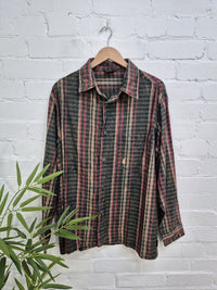 Checkered Full Button Shirt