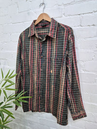 Checkered Full Button Shirt