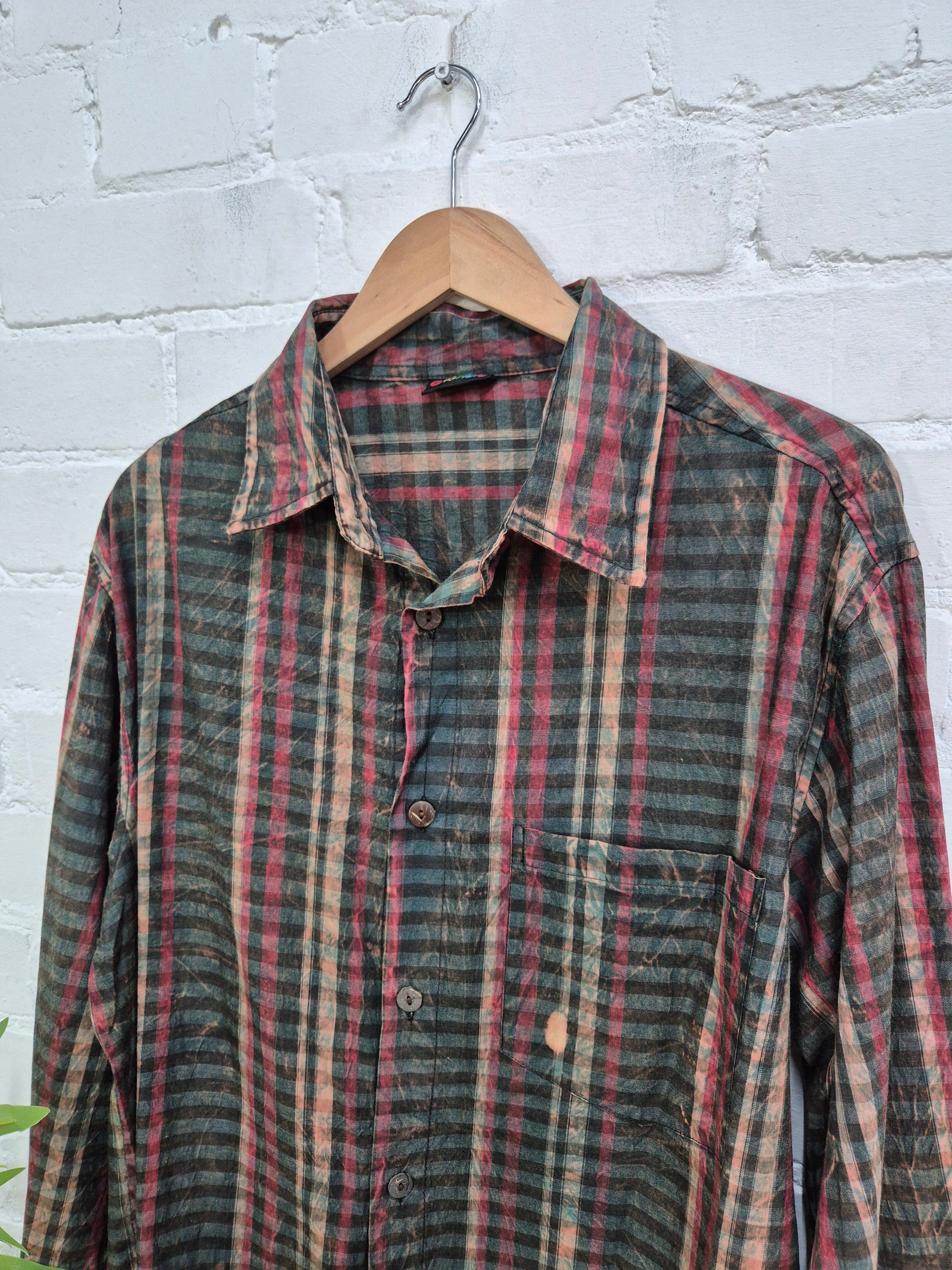 Checkered Full Button Shirt