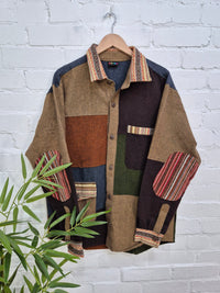 Mixed Patch Shirt