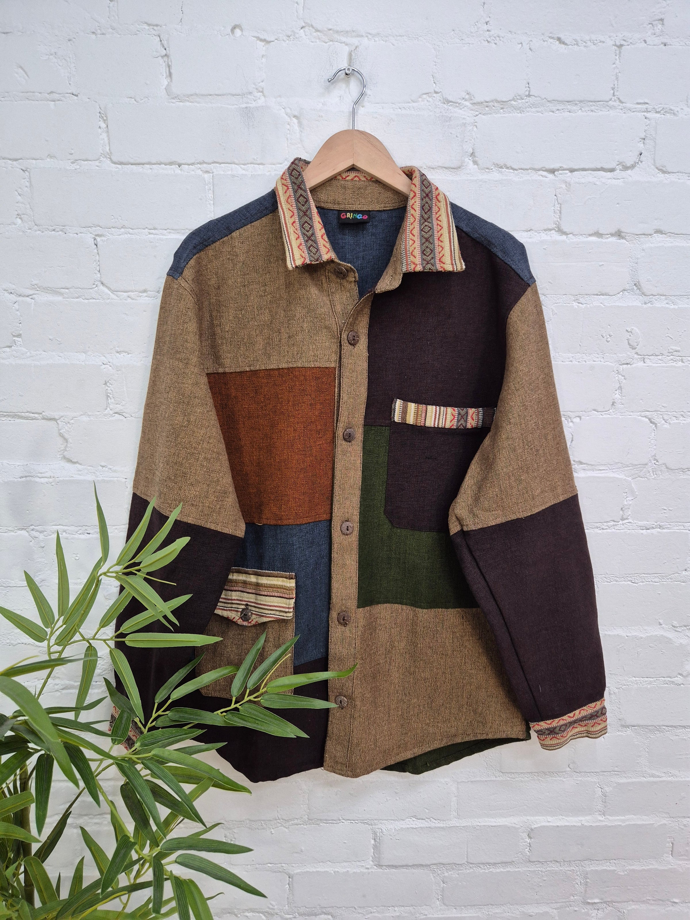 Mixed Patch Shirt