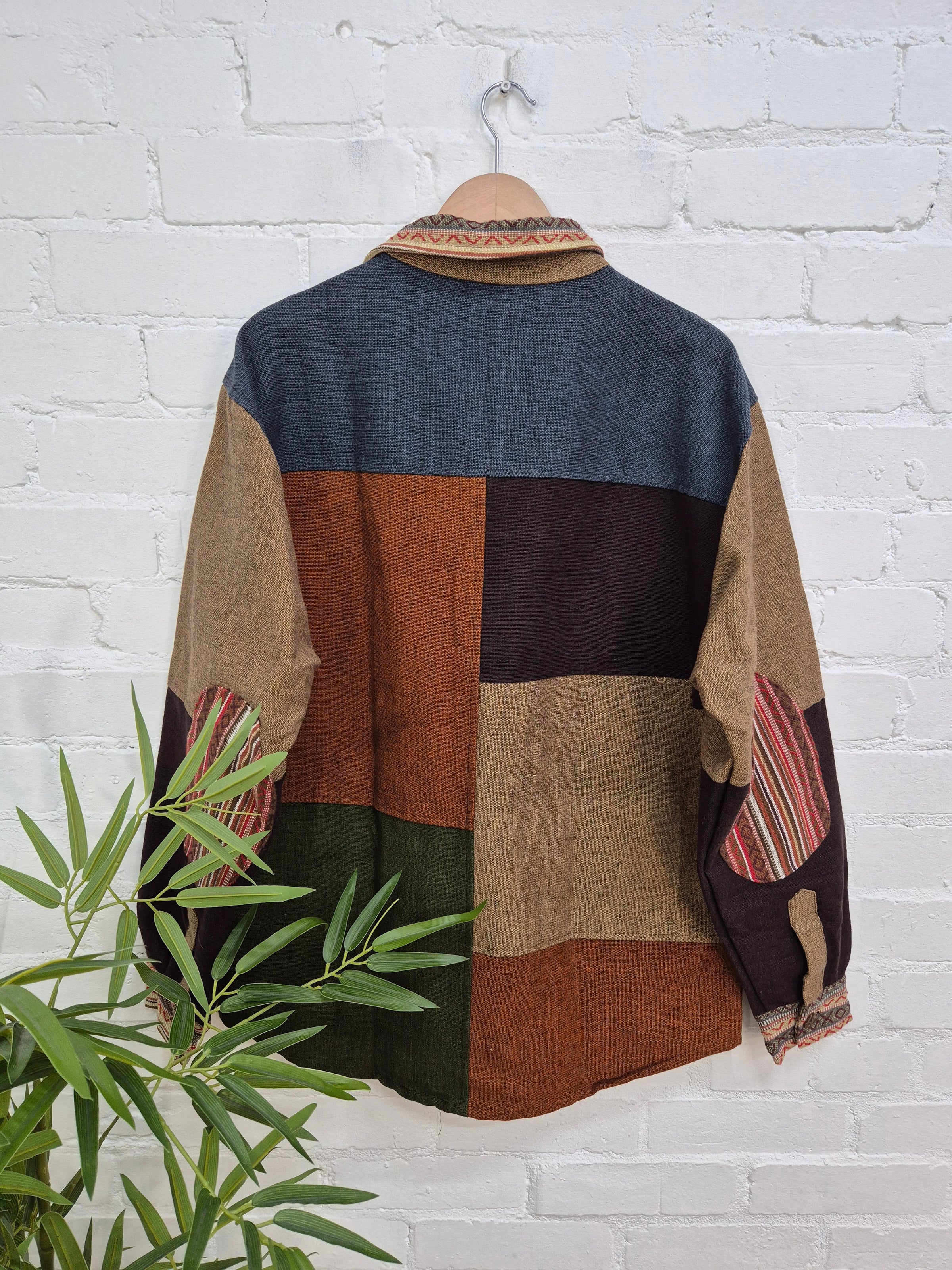Mixed Patch Shirt