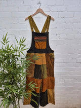Mixed Patchwork Dungarees