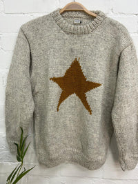Knitted Star Jumper