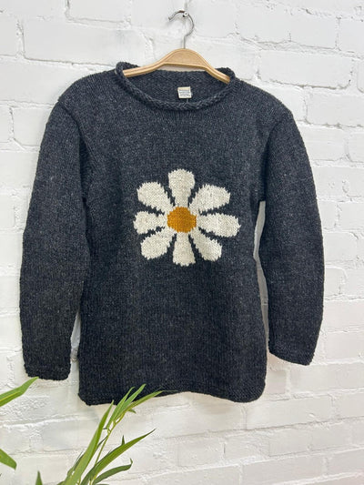 Knitted Daisy Jumper