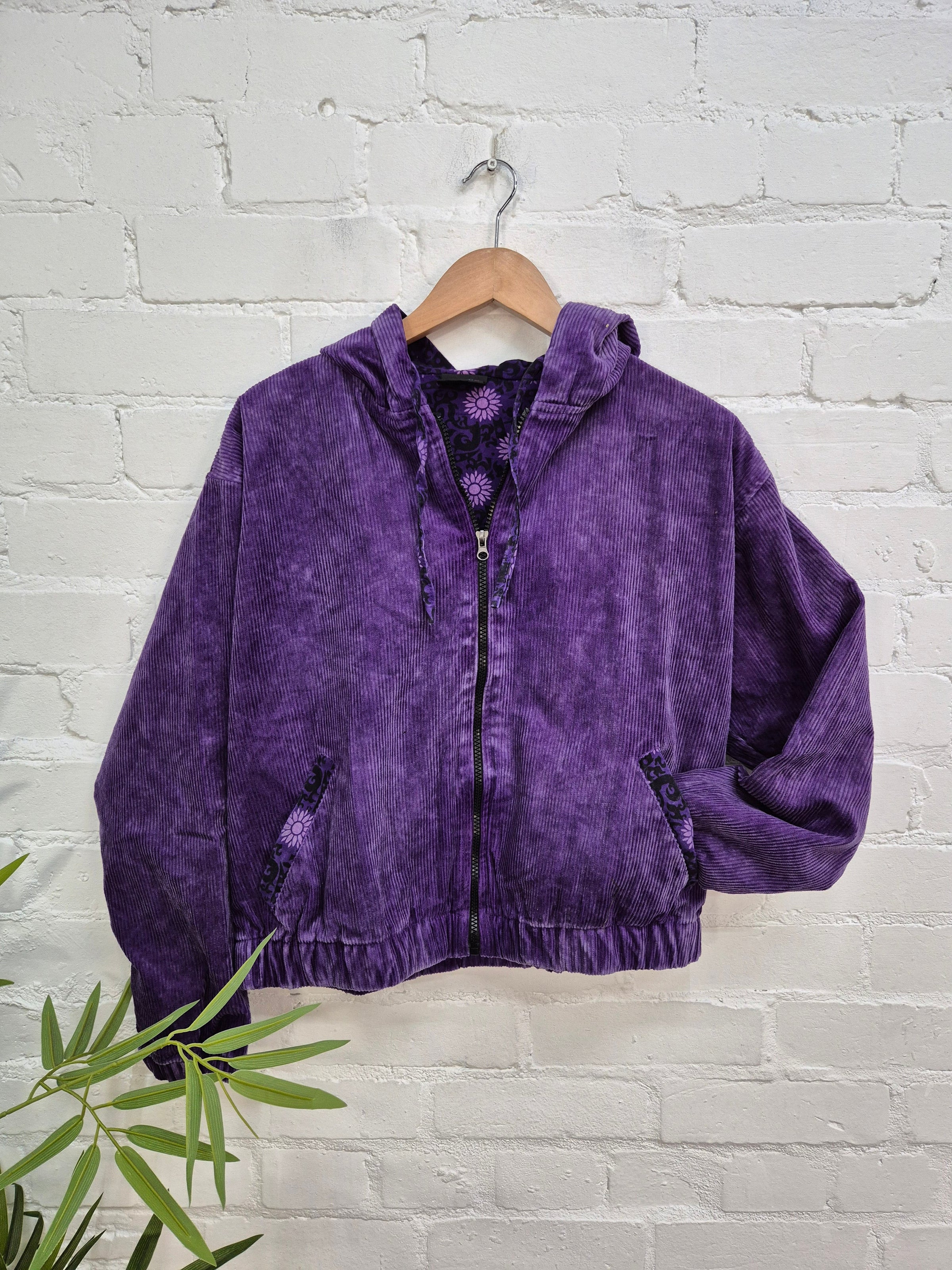 Corduroy Short Zip Jacket