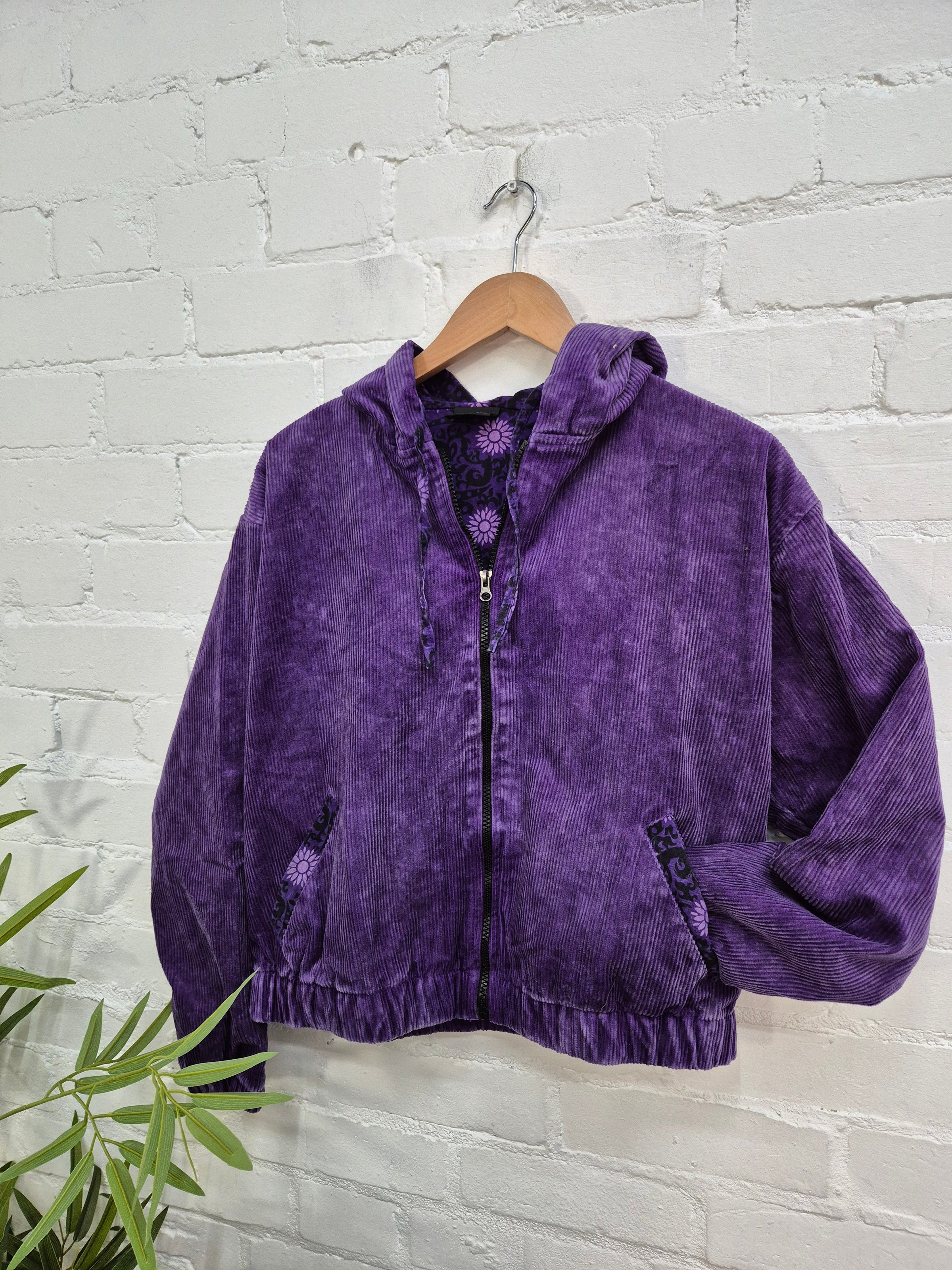 Corduroy Short Zip Jacket