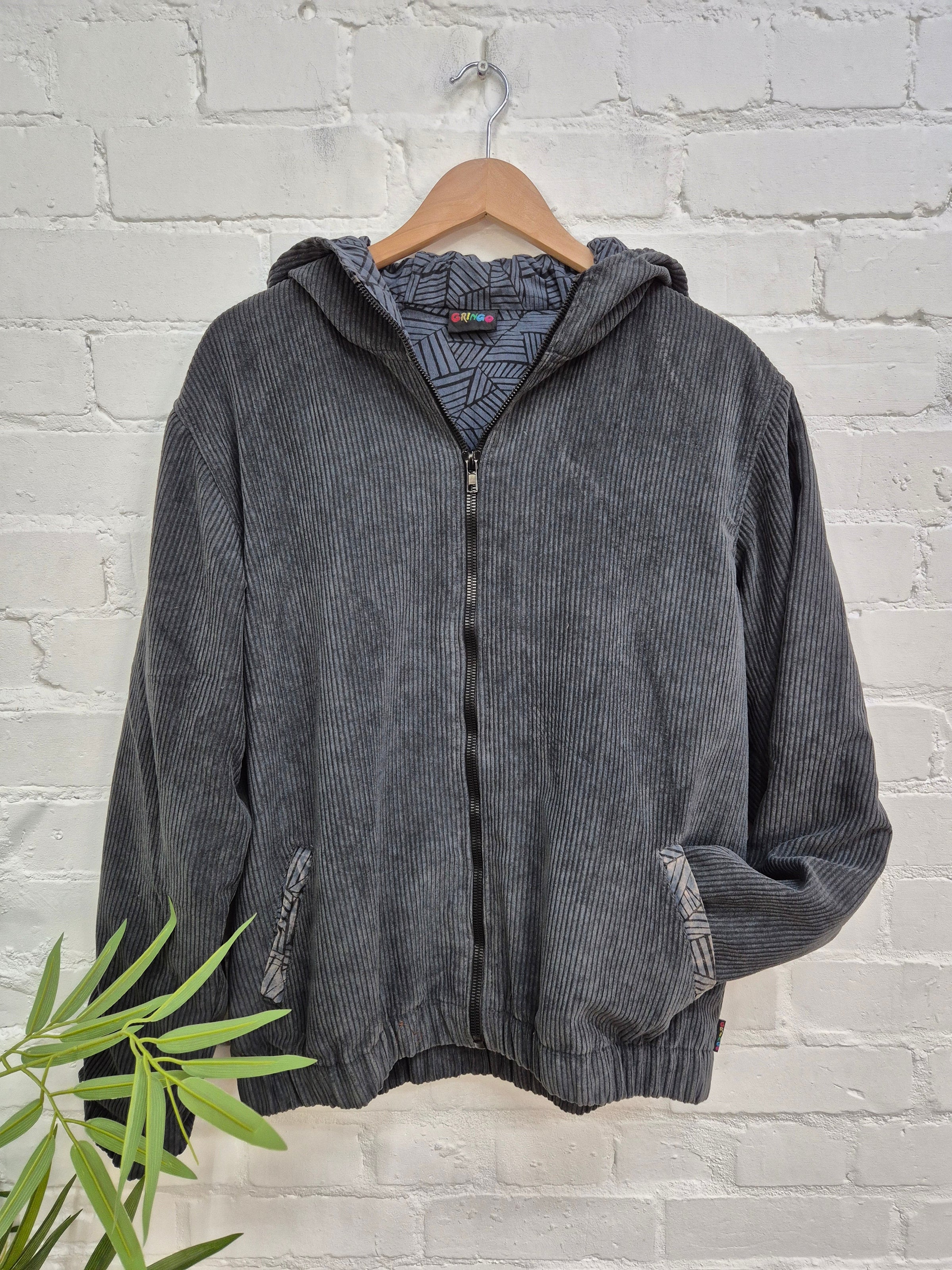 Corduroy Zip Hood Jacket