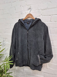 Corduroy Zip Hood Jacket