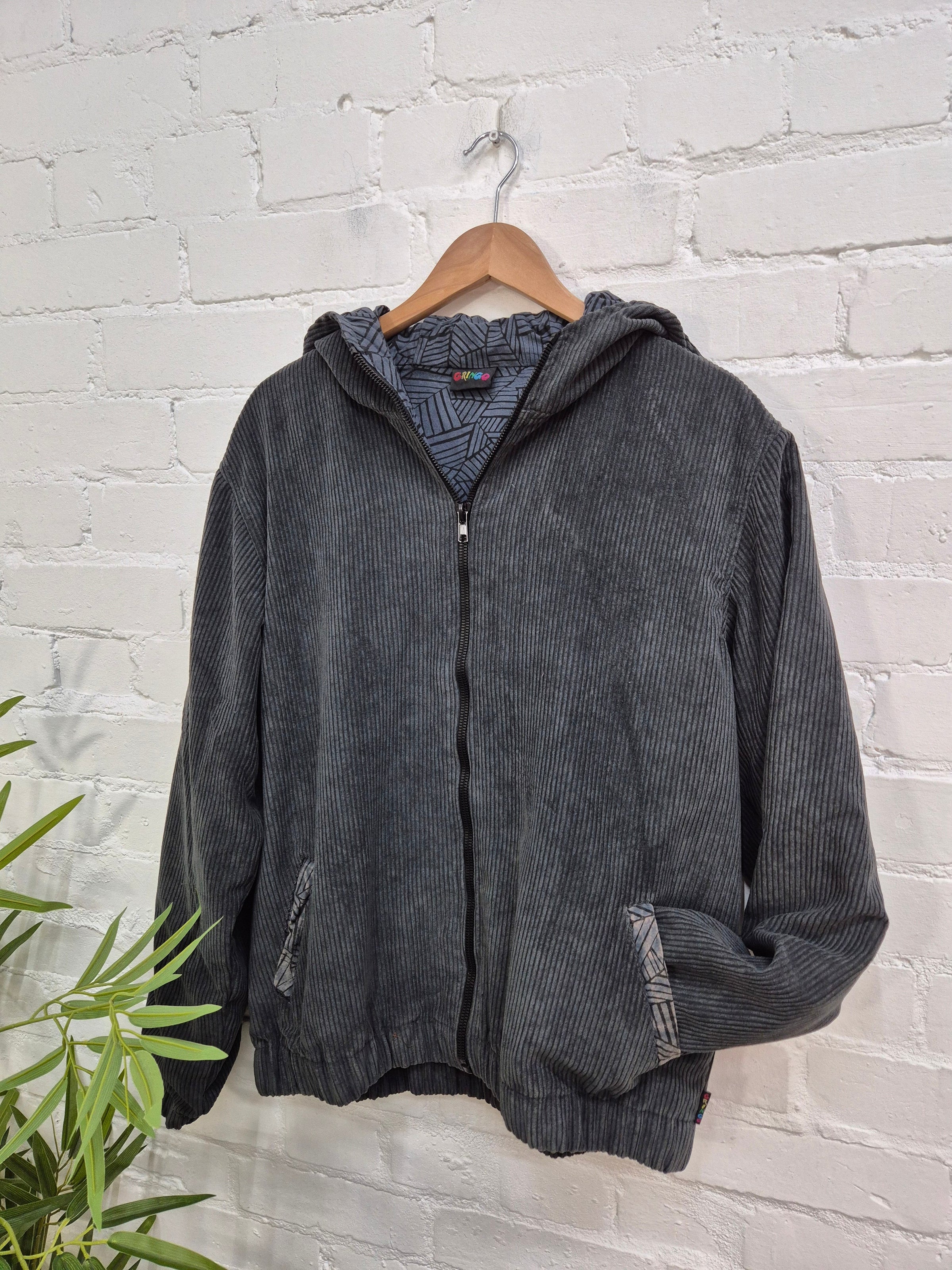 Corduroy Zip Hood Jacket