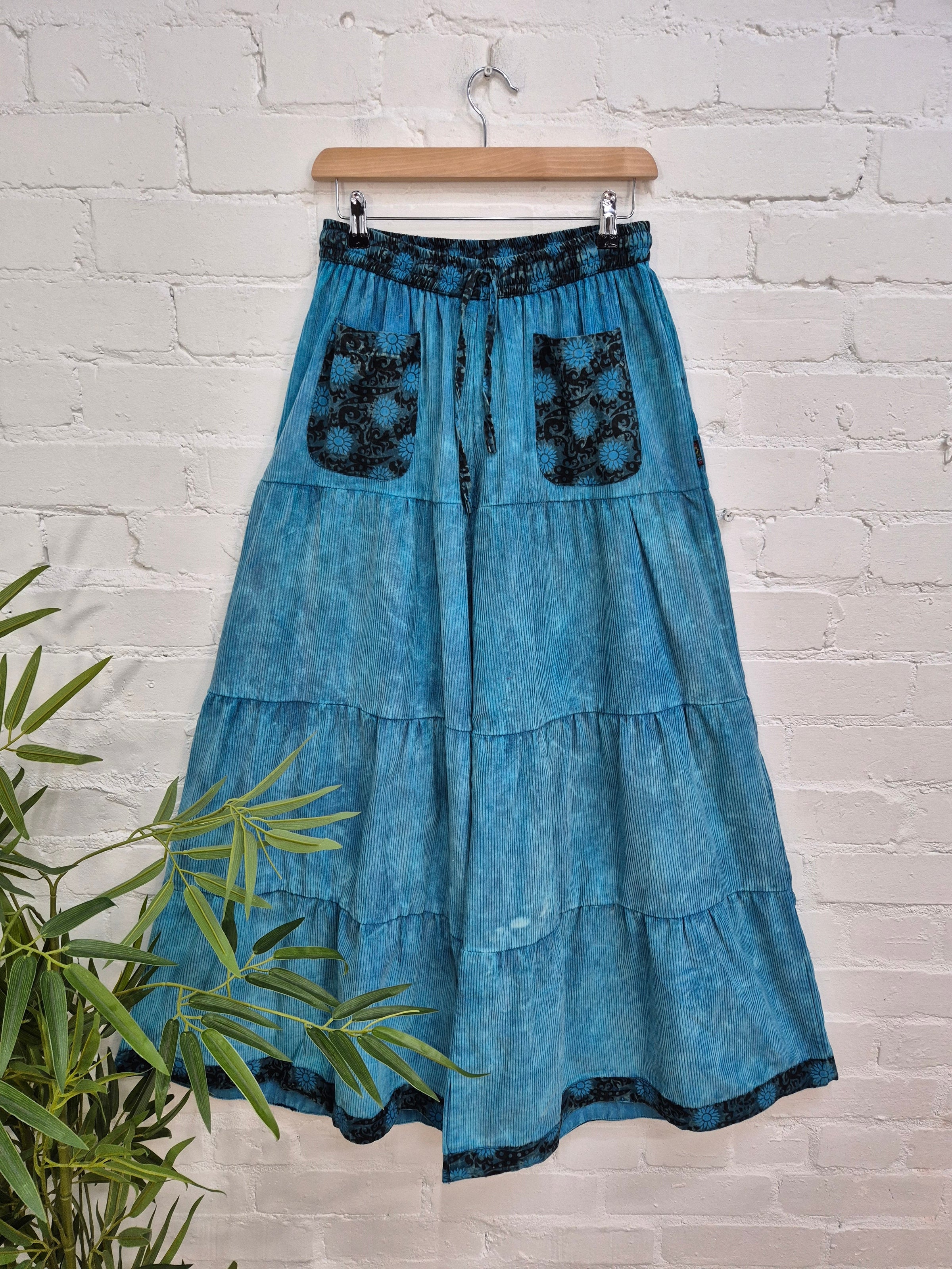 Corduroy Wide Leg Trousers