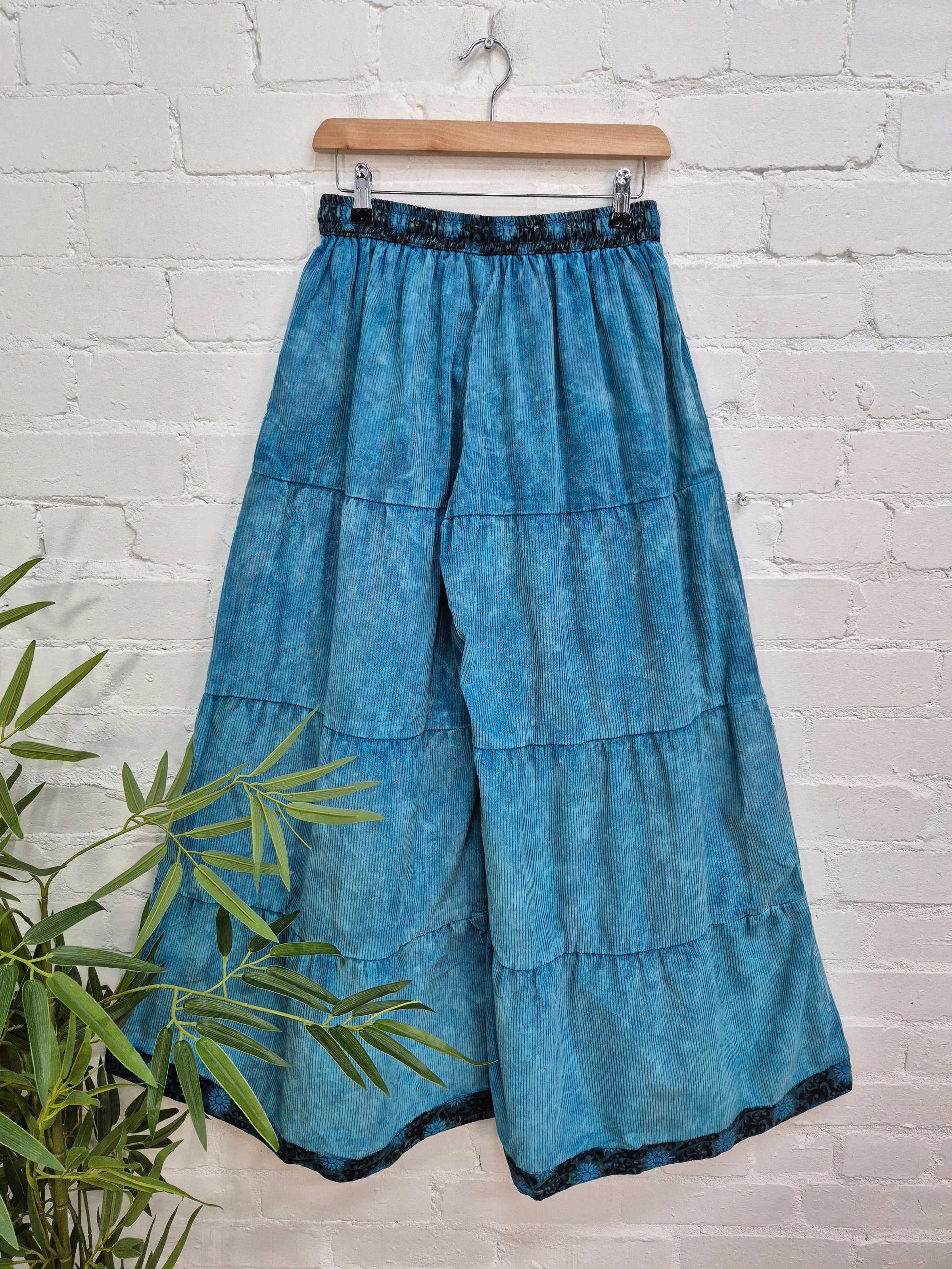 Corduroy Wide Leg Trousers