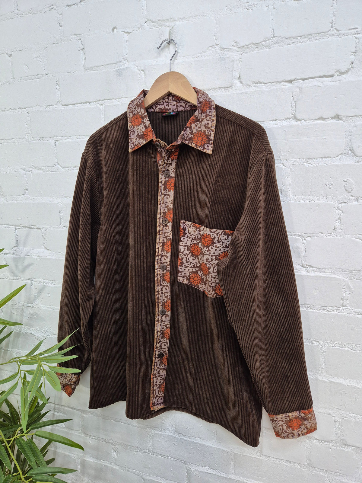 Corduroy Full Button Shirt