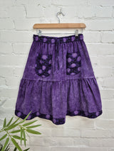 Corduroy Elasticated Midi Skirt
