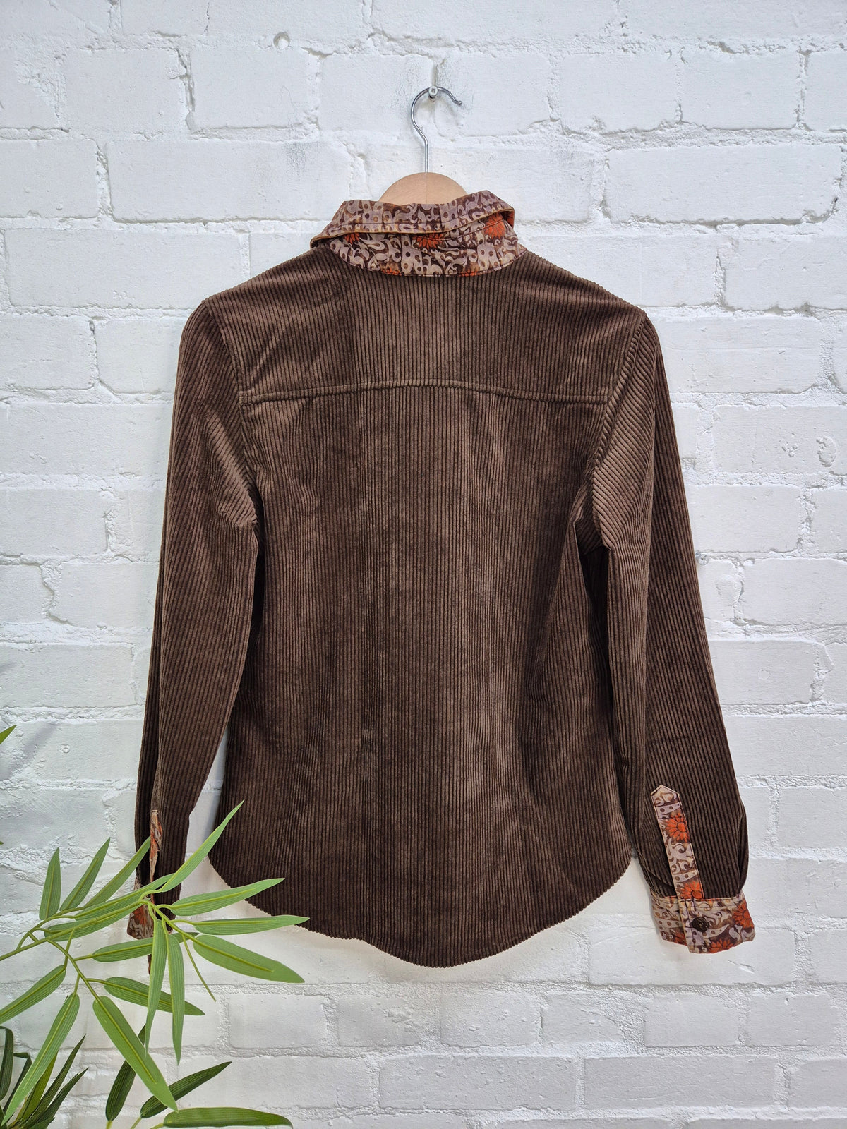 Ladies Corduroy Full Button Shirt