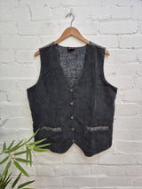 Corduroy Button Waistcoat