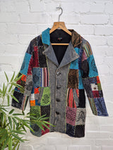Fleece Lined Patchwork Jacket