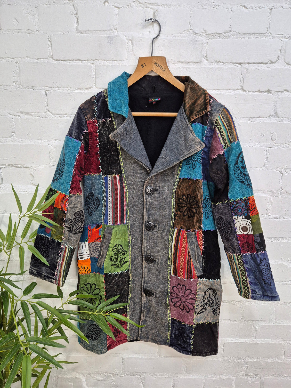 Fleece Lined Patchwork Jacket