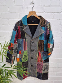 Fleece Lined Patchwork Jacket