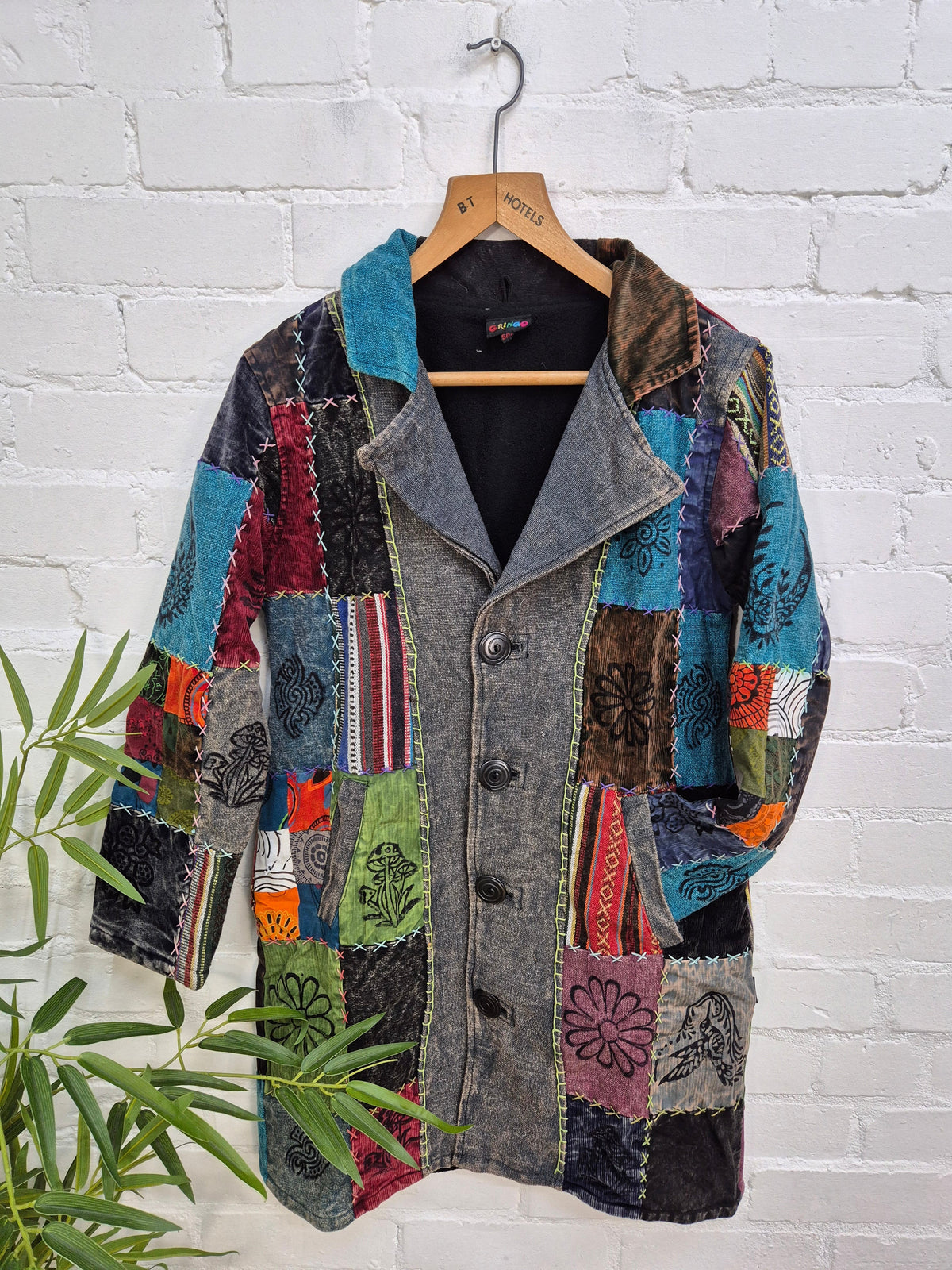Fleece Lined Patchwork Jacket