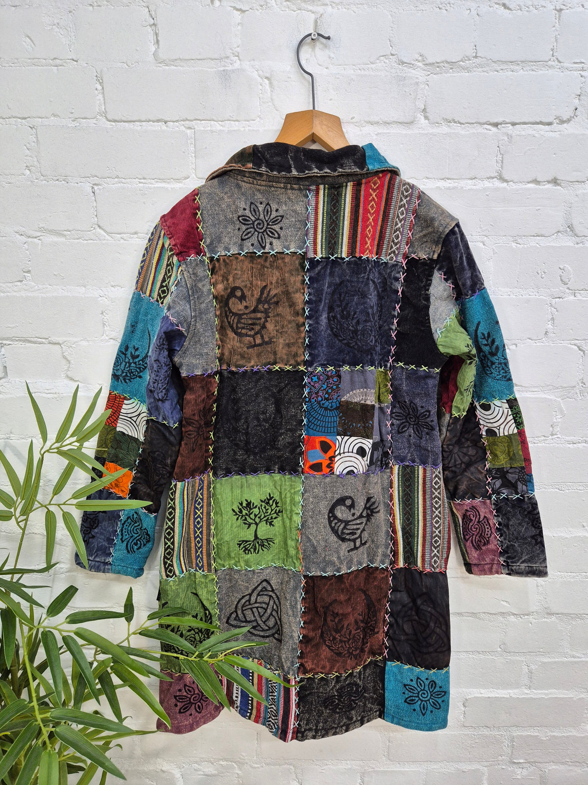 Fleece Lined Patchwork Jacket