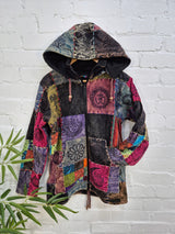 Fleece Lined Patchwork Jacket