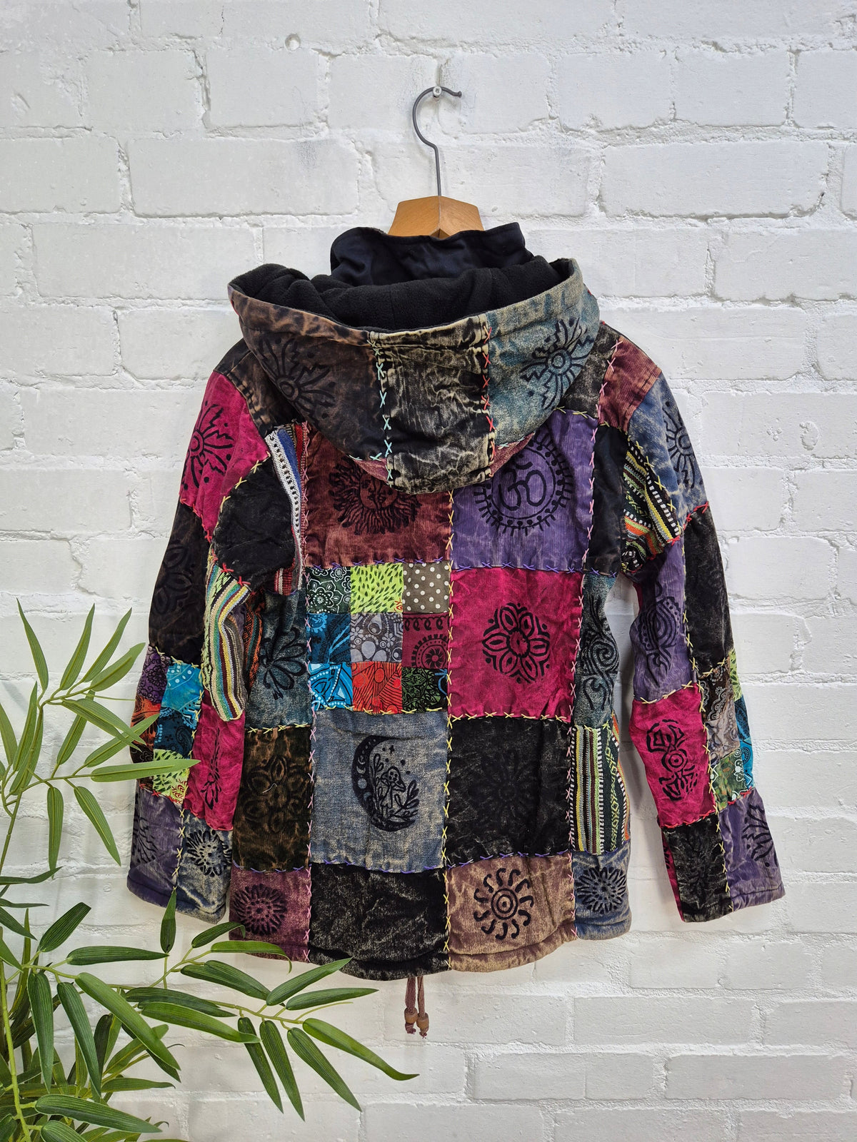 Fleece Lined Patchwork Jacket