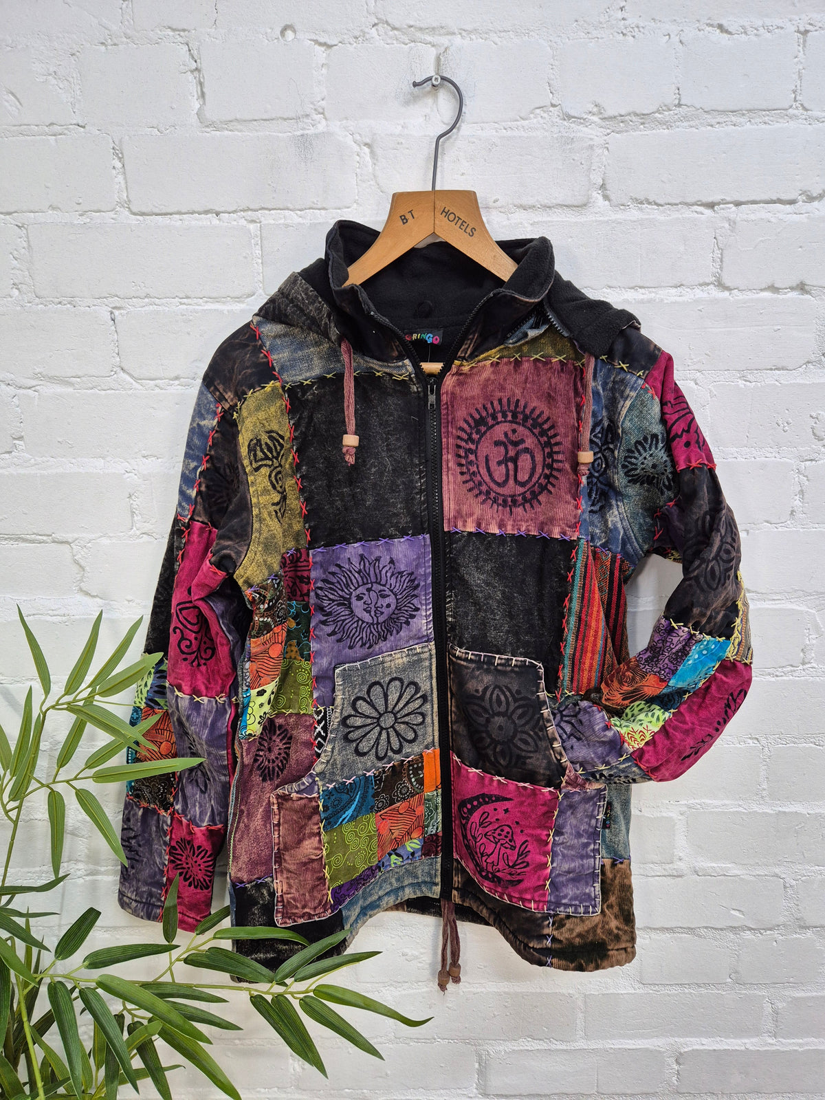 Fleece Lined Patchwork Jacket
