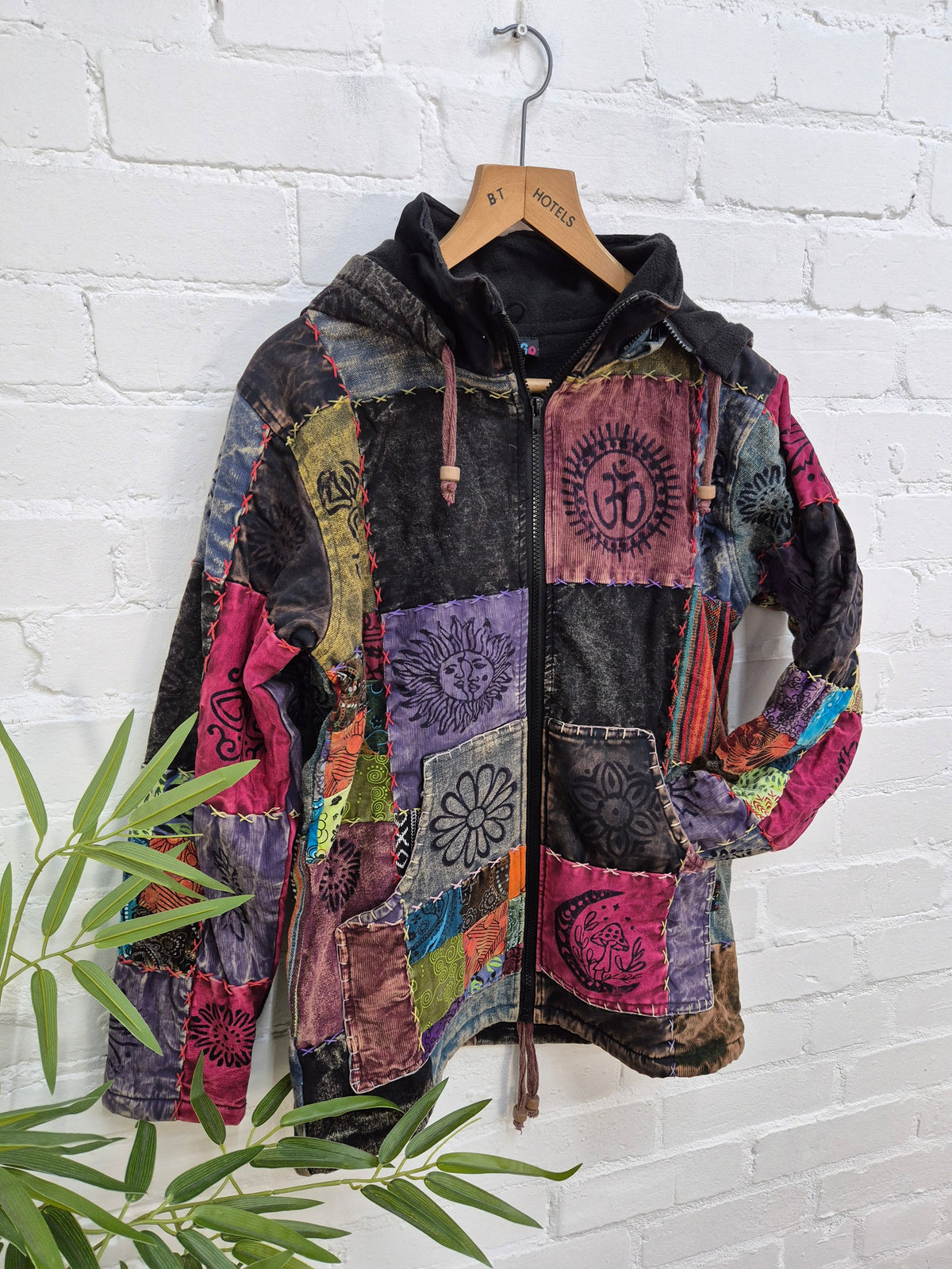 Fleece Lined Patchwork Jacket