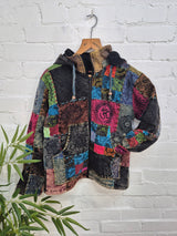 Fleece Lined Patchwork Jacket