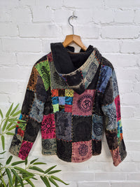 Fleece Lined Patchwork Jacket