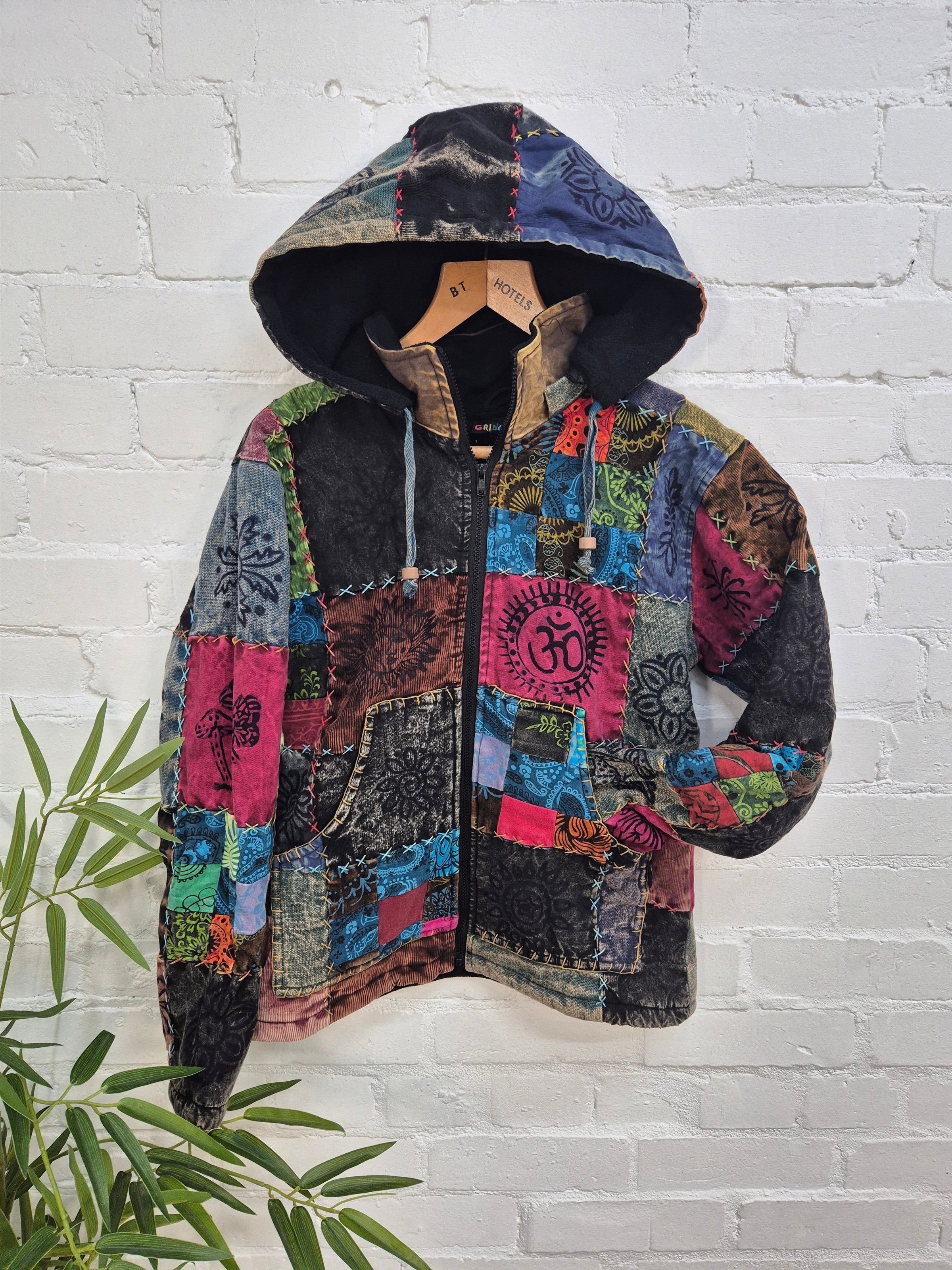 Fleece Lined Patchwork Jacket